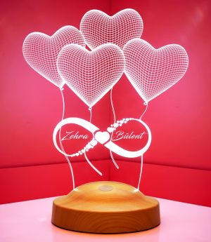 Подарък За Любим човек И Съпруг/Съпруга Вечна Любов, Подарък За Свети Валентин 3D