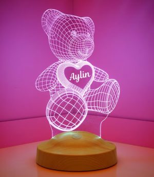 3D Мече Teddy Със Сърце Подарък