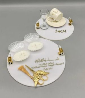 Табла за годеж и кафе за младоженеца – бяла табла