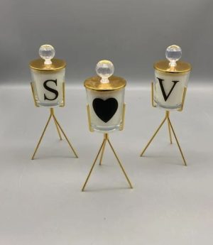 Декоративен комплект от 3 свещника