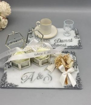 Комплект от 2 чаши за младоженеца