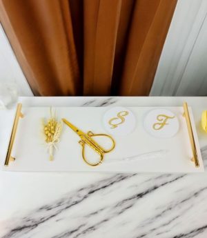 Комплекти Мраморни Подноси За Годеж