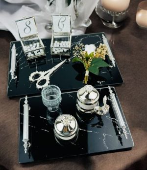 Черни Комплекти Подноси За Годеж