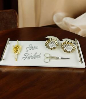 Комплекти Мраморни Подноси За Годеж