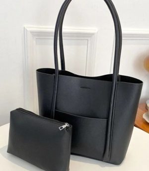 Дамска Чанта За Рамо С Малка Допълнителна Чантичка