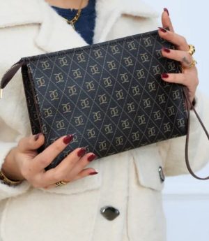 Дамска Ежедневна Чанта За Ръка С Монограм Десен