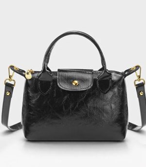 Лачена Многофункционална Чанта От PU Кожа С Презрамка За Рамо