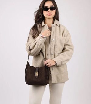 Дамска Чанта За Ръка, Под Мишница И Рамо С Аксесоари И Регулируема Закопчалка На Дръжката