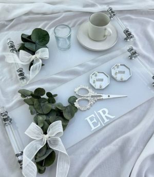 Комплект Табла За Пръстени И Младоженеца За Сватба, Годеж И Церемония